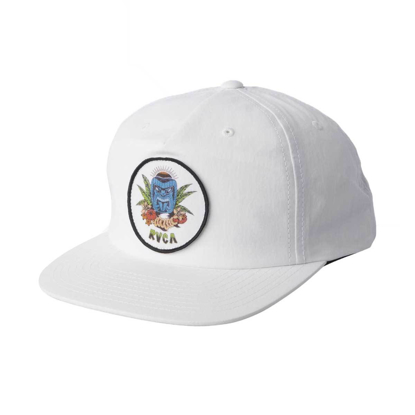 RVCA DM TIKI SNAPBACK W WHT UNI