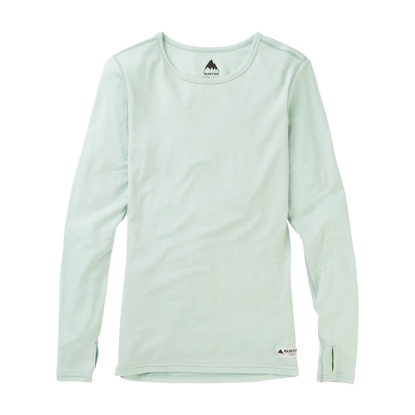 BURTON MDWT MERINO CR W AQUA GRAY M