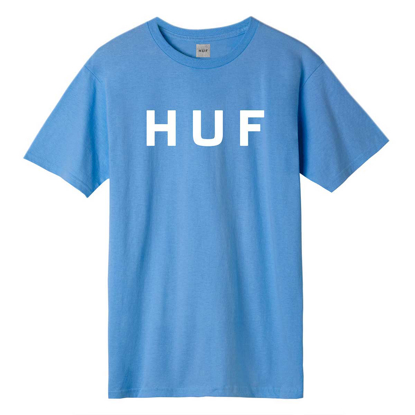 HUF ESSENTIALS BOX LOGO S/S OLYMPIAN BLUE L