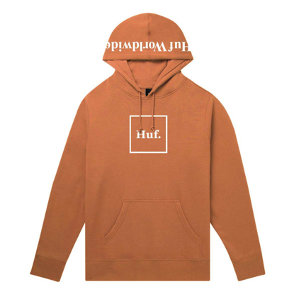 HUF ESSENTIALS BOX LOGO HO RUST S