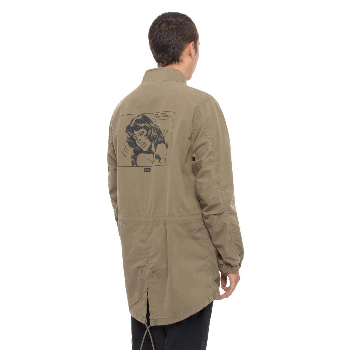 HUF Feels Good Fishtail Parka Men s Jacket Obsession Shop