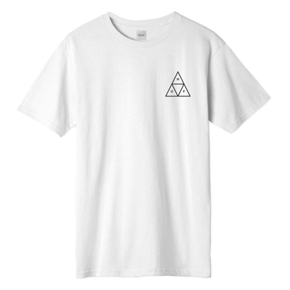 HUF ESSENTIALS TT S/S WHT L