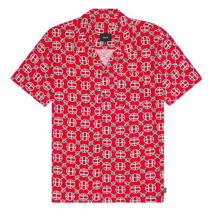 HUF ATELIER RESORT S/S RED L