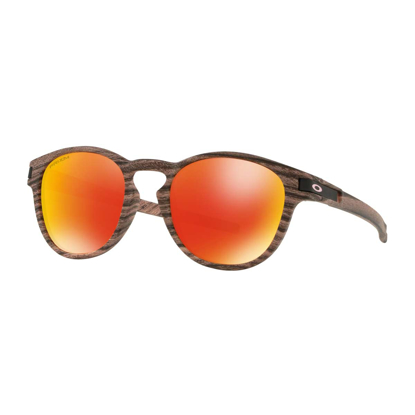 OAKLEY LATCH WOODSTAIN COLLECTION ROSEWOOD/PRIZM RUBY