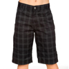 VOLCOM FRICKIN PLAID SHORT KID BLK 26