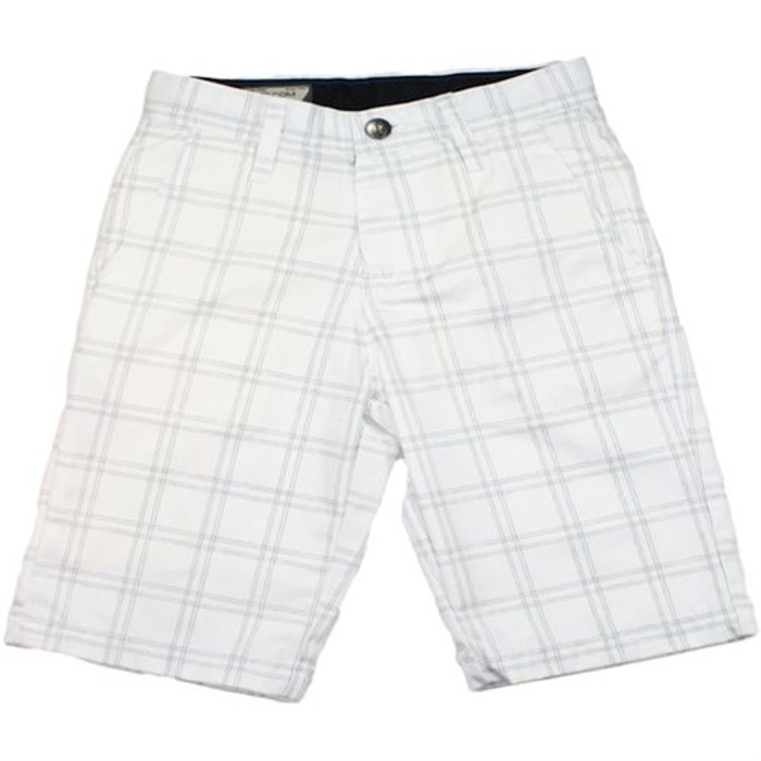 VOLCOM FRICKIN PLAID KID WHT 26