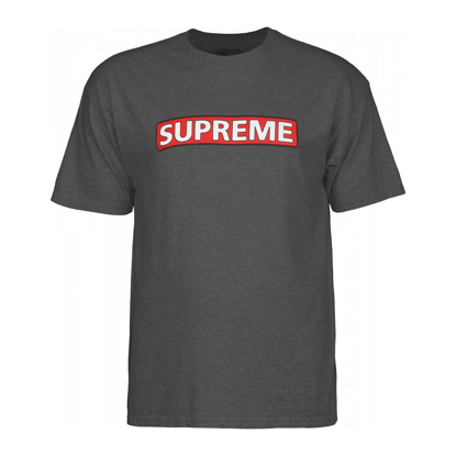 POWELL SUPREME S/S CHARCOAL HEATHER XL