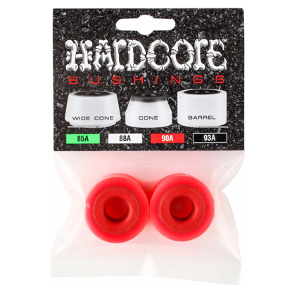 BONES HARDCORE BARREL 90A RED/RED MEDIUM