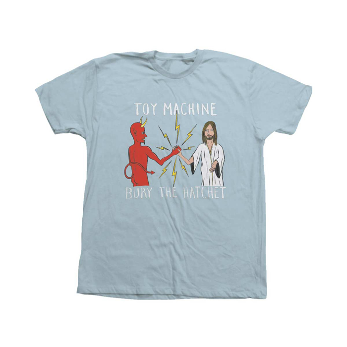 TOY MACHINE BURY THE HATCHET LIGHT BLUE M