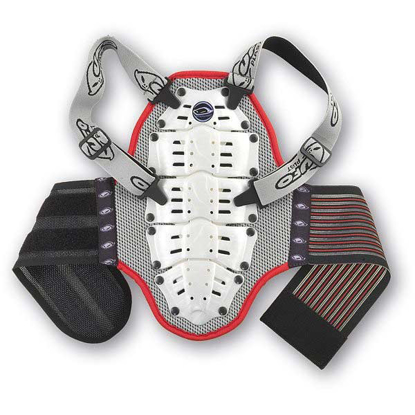 UFO PLAST BACK SUPPORT WB 5-7 WHT/RED 5-7