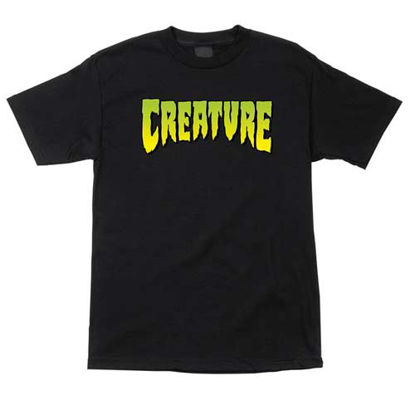 CREATURE LOGO S/S BLK S