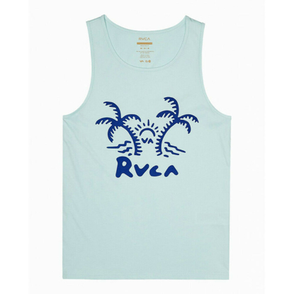 RVCA PALMER TANK TOP DUSTY AQUA M