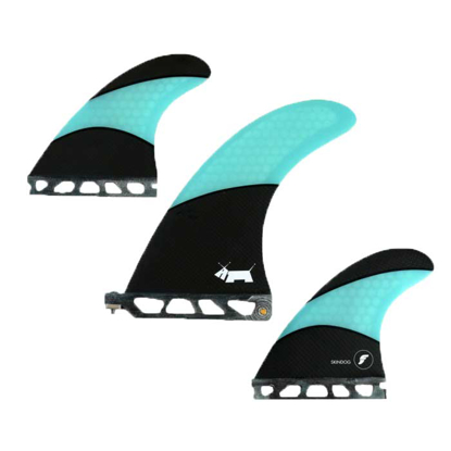 FUTURES FINS SMERNIK FUTURES SKINDOG 2+1 TECHFLEX BLK UNI