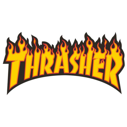 THRASHER MAGAZINE FLAME LARGE BB UNI