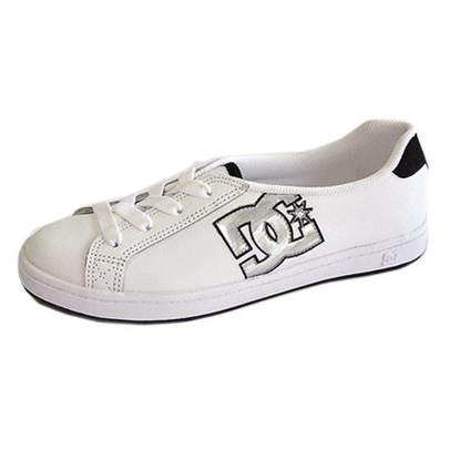 DC COURT SLIM W WHT/BLK 6