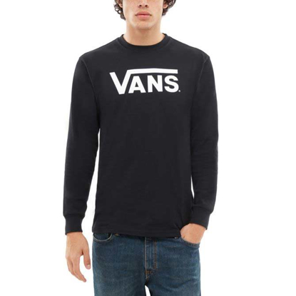 VANS CLASSIC L/S BLK/WHT XL