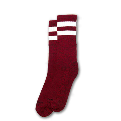 AMERICAN SOCKS RED NOISE MID HIGH RED/WHT/WHT UNI