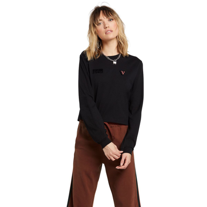 VOLCOM GANGSTONE L/S W BLK S