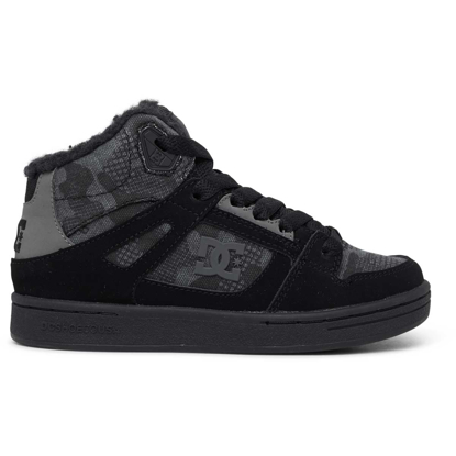 DC PURE HIGH-TOP WNT BLK CAMOUFLAGE 2K