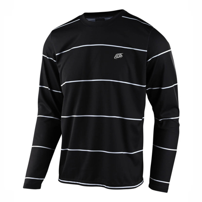 TROY LEE DESIGNS FLOWLINE LS JERSEY STACKED BLACK S