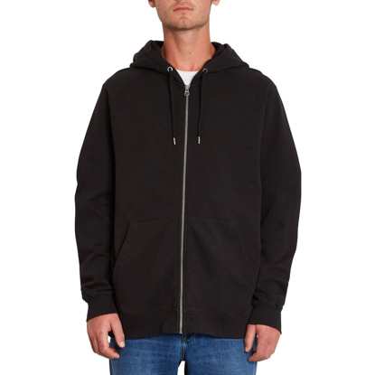 VOLCOM FA FREELEVEN ZIP HOODIE BLACK XL