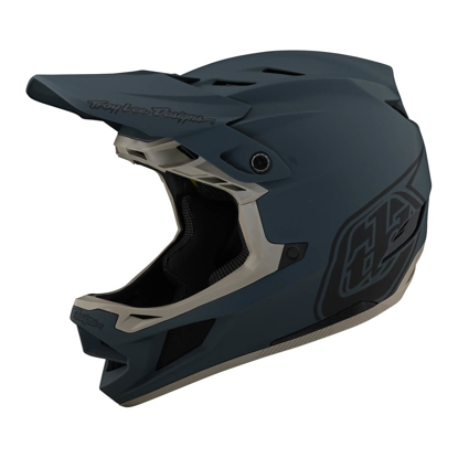 TROY LEE DESIGNS D4 COMPOSITE HELMET STEALTH GRAY M