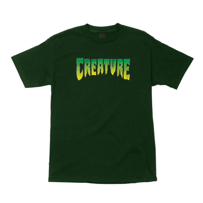 CREATURE CREATURE LOGO T-SHIRT FOREST GREEN XL