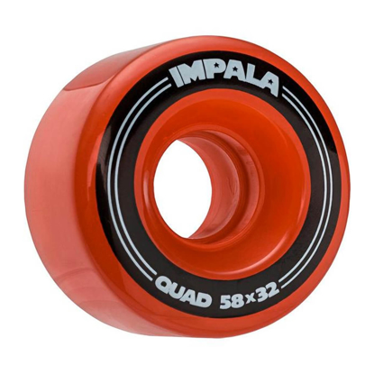 IMPALA 4 PACK WHEELS RED 58