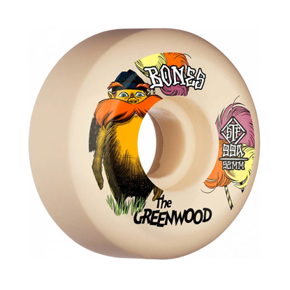 BONES THE GREENWOOD 52 V5 SIDECUT BONES STF 99A 52MM