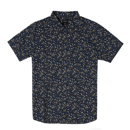 RVCA ETERNAL SHIRT MOODY BLUE L