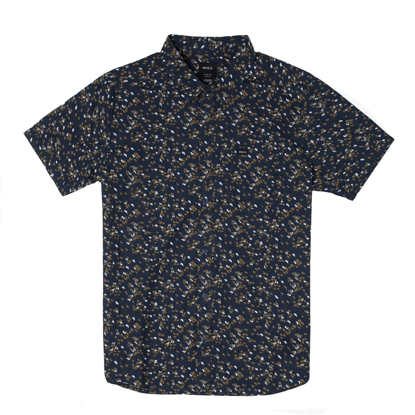 RVCA ETERNAL SHIRT MOODY BLUE L