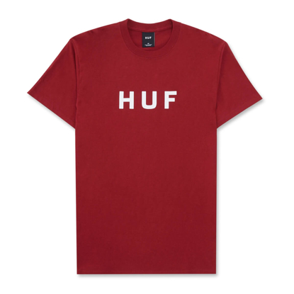 HUF ESSENTIALS OG LOGO S/S T-SHIRT RED S