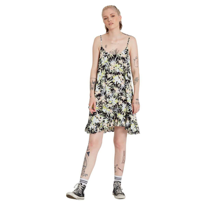 VOLCOM THATS MY TYPE DRESS W LIME XS