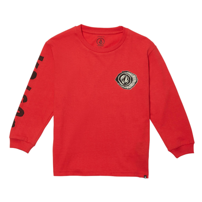 VOLCOM SICK 180 LSE LS KID CARMINE RED S