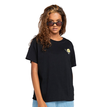 ELEMENT RISE AND SHINE T-SHIRT W BLK L