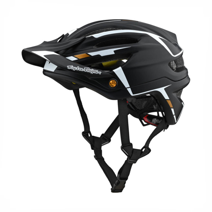 TROY LEE DESIGNS A2 HELMETS W/MIPS SLIVER BLACK / WHITE S