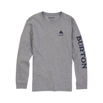 BURTON ELITE LS KID GRAY HEATHER L