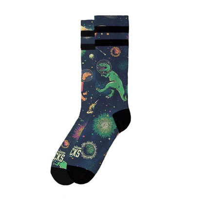 AMERICAN SOCKS SPACE DINO MID HIGH MULTI L/XL