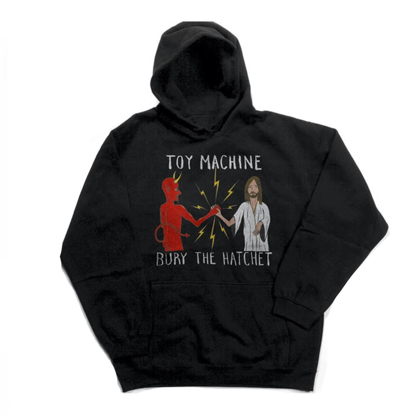 TOY MACHINE BURY THE HATCHET HOOD BLACK L