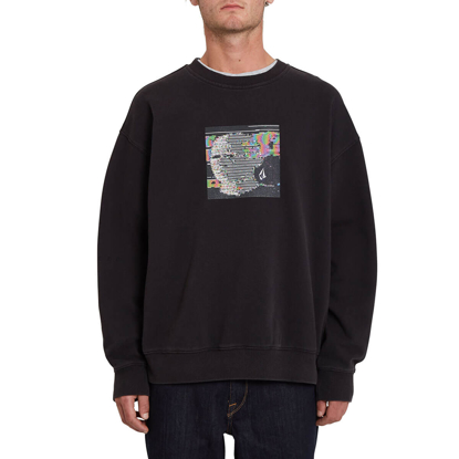 VOLCOM FA ANIMOSCILLATOR CREW BLACK S