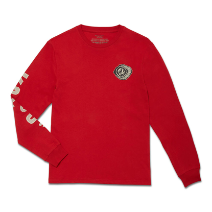 VOLCOM SICK 180 LS KID RIBBON RED M