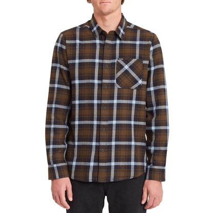 VOLCOM CADEN PLAID LS SHIRT WREN S