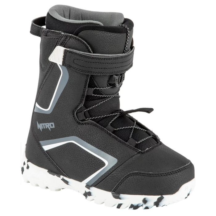 NITRO DROID QLS KID BLACK/WHITE/CHARCOAL 3.5K