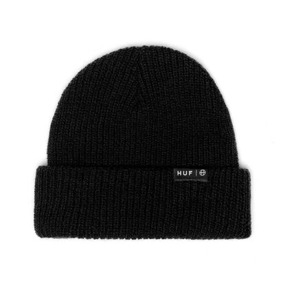 HUF ESSENTIALS USUAL BEANIE BLACK UNI