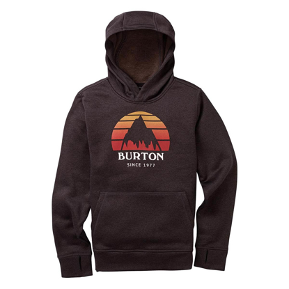 BURTON OAK TECH KID TRUE BLACK HEATHER L