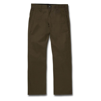 VOLCOM FRICKIN SKATE CHINO PANT DARK EARTH 30