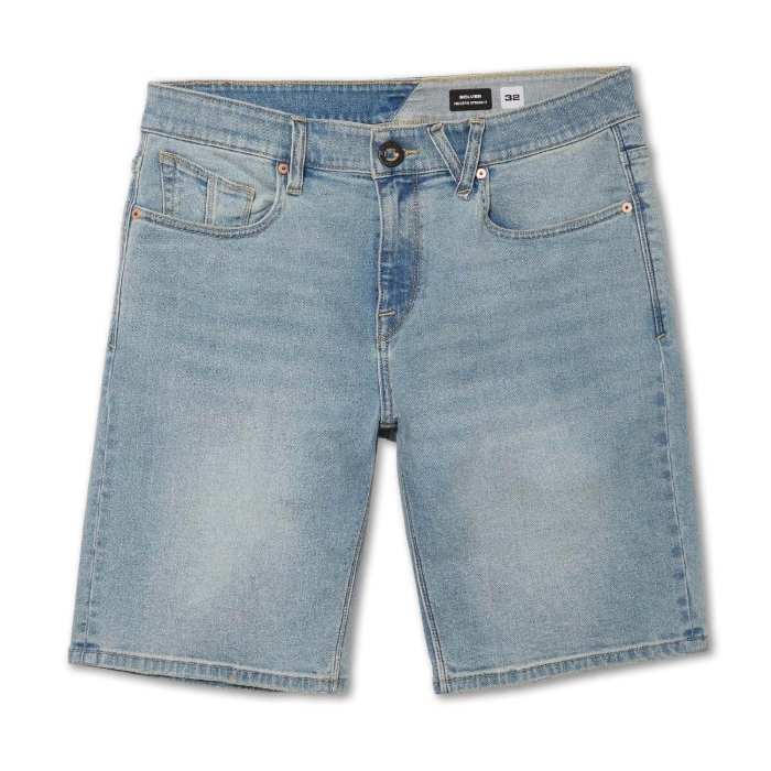 VOLCOM SOLVER DENIM SHORT WORKER INDIGO VINTAGE 34