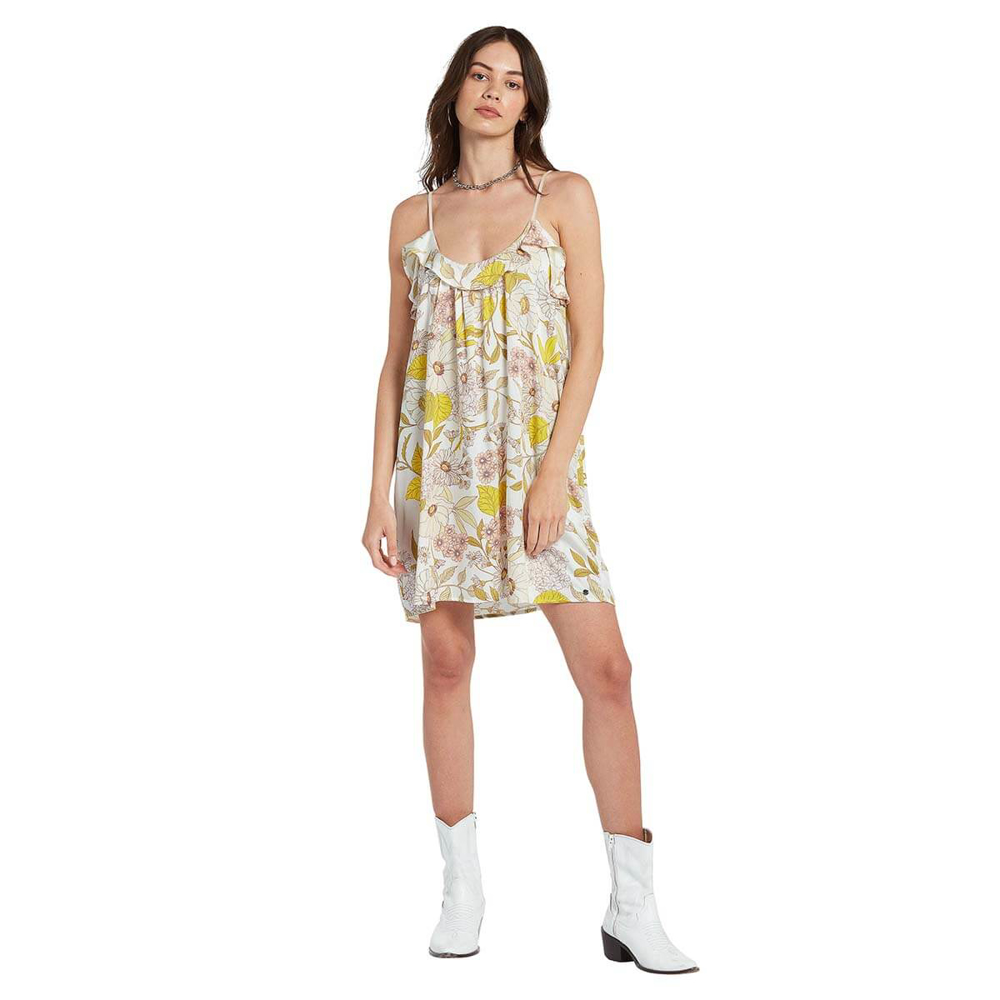 VOLCOM HAPPY CLOUDS DRESS W MULTI L