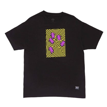 GRIZZLY GRIPTAPE VORTEX S/S T-SHIRT BLACK L