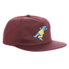 GRIZZLY GRIPTAPE INSIDE OUT OG BEAR SNAPBACK BURGUNDY UNI